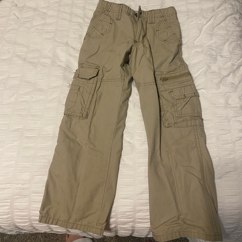 (3/$20) Lee Kids Casual Cargo Pants - Tan